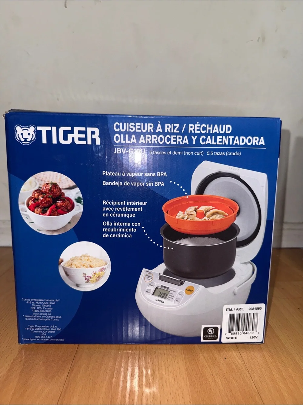 JBV-G10U White Rice Cooker & Warmer